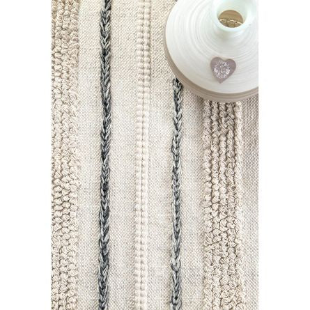 grey stripes kilim