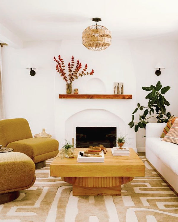 golden maze handtufted