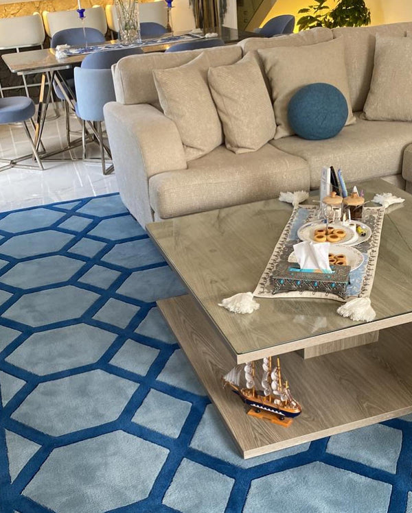 geomtric handtufted