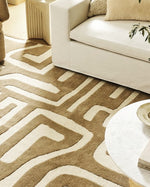 golden maze handtufted