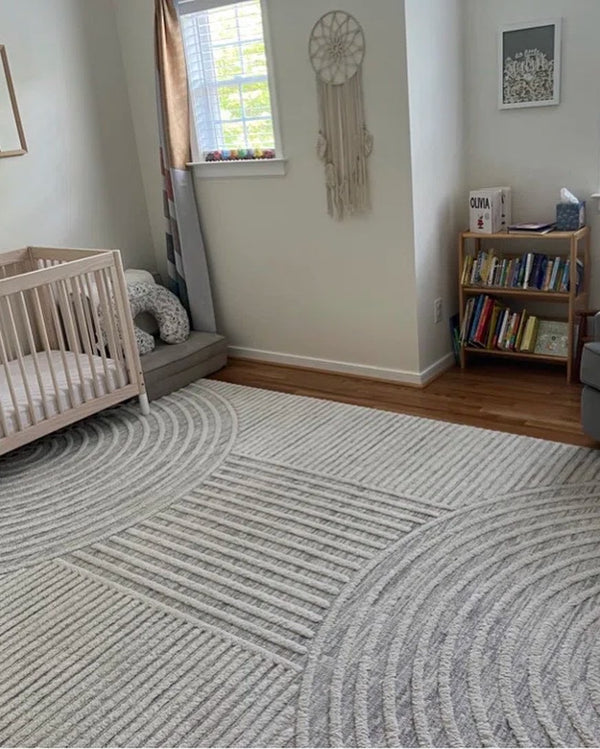 half circle handtufted