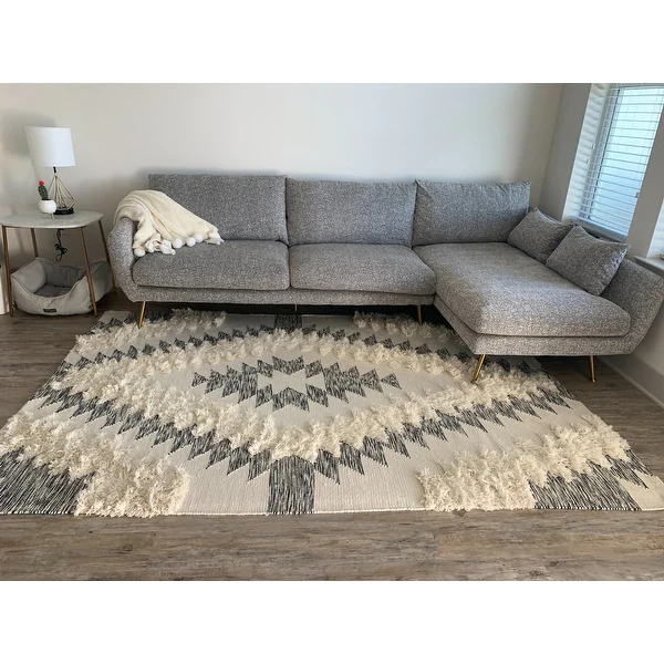 grey rays kilim