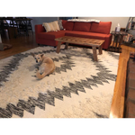 grey rays kilim