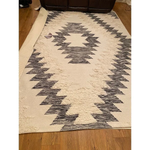 grey rays kilim