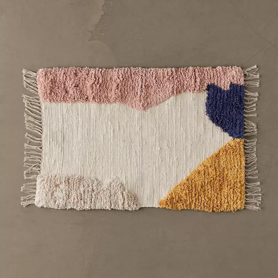fluffy pastel kilim